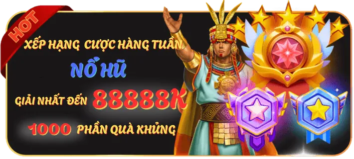 Biểu ngữ hoàn trả hàng tuần với biểu tượng tiền và thể thao